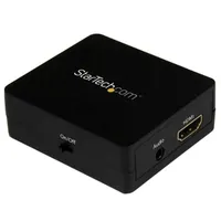 Startech.com HD2A Hdmi audio extractor 1080p 2.1 csatornás audio HDMI bemenet és kimenet 3,5 mm