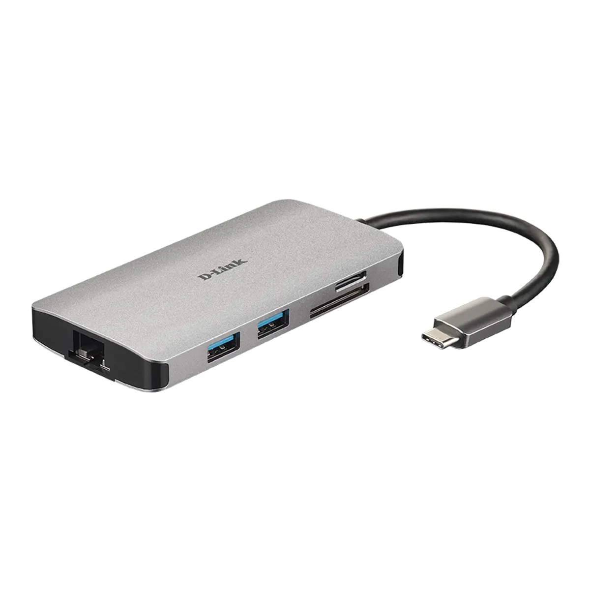 D-Link DUB-M810 8-in-1 USB-C hub HDMI 4K 30 Hz RJ-45 SD microSD USB 3.0 PD 100W #1