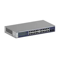 Netgear GS724T-600EUS 24 portos gigabites intelligens kapcsoló 2x SFP 1U rack-állvány