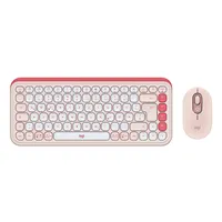 Logitech 920-013108 POP Icon Combo Mini Bluetooth rózsaszín Qwertz