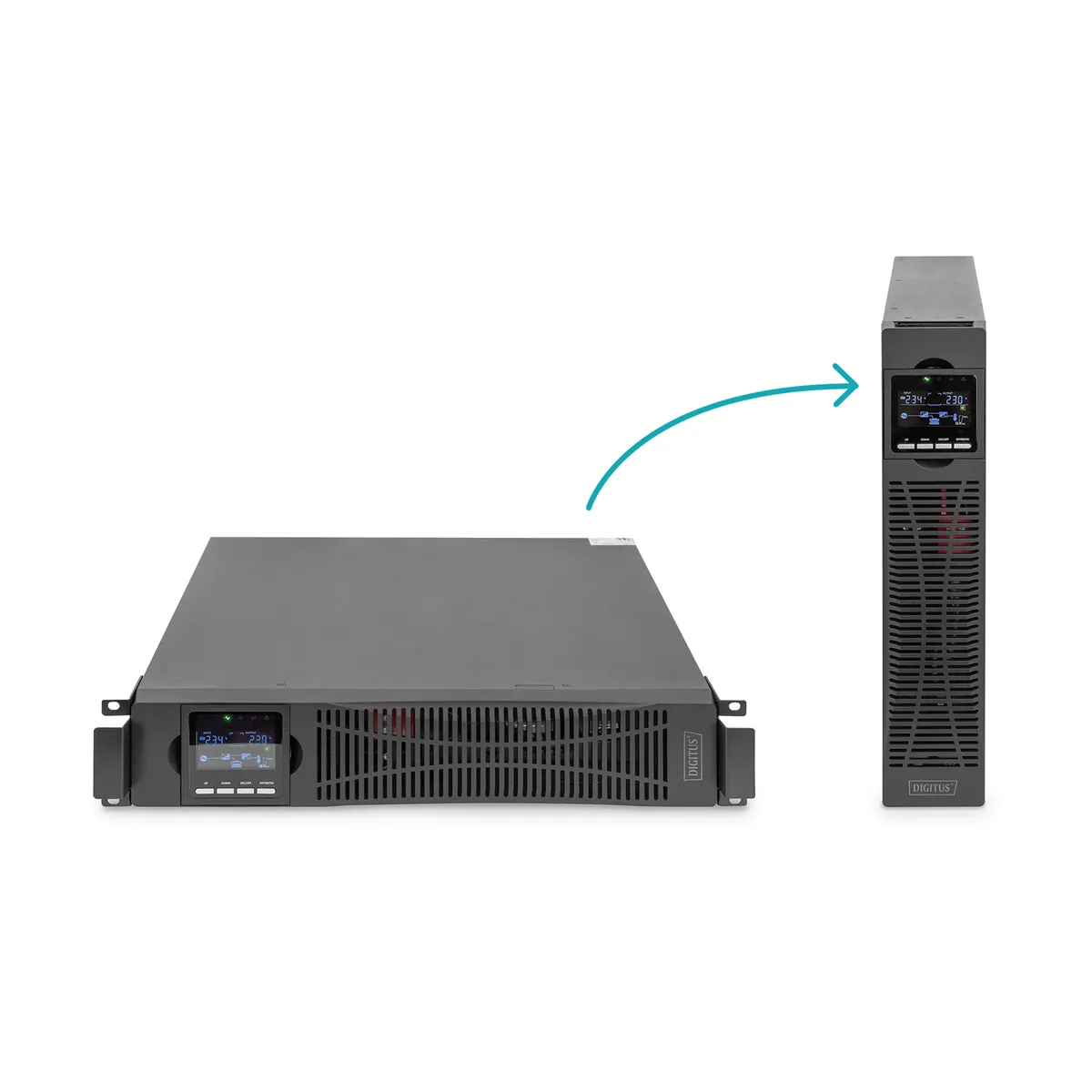 Assmann DN-170096 Online UPS 3000 VA és 3000 W 9 AC kimenet C13 és C19 LCD 12 V 9Ah CE #1
