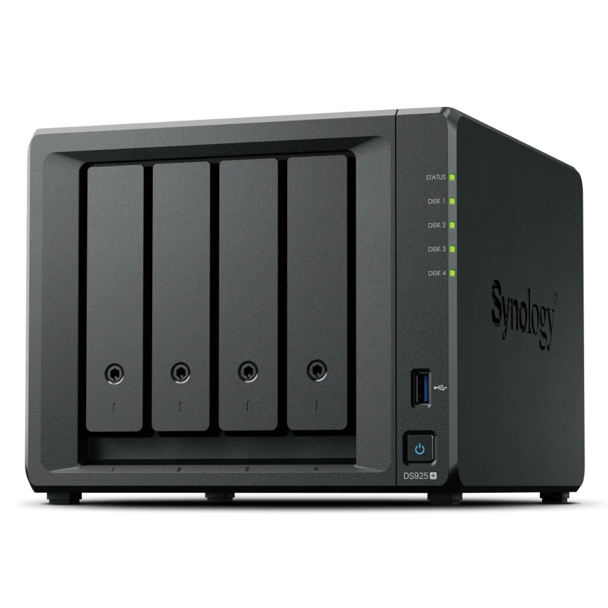 Synology DS925+ DiskStation 4 GB DDR4 ECC 4 lemezes 2x 2,5 GbE 2x USB 3.2 Gen1 2x M.2 NVMe #1