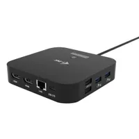 i-tec C31DUALHDMIDOCKPD USB-C 2x HDMI dokkoló PD 100W gigabites ethernet 4K