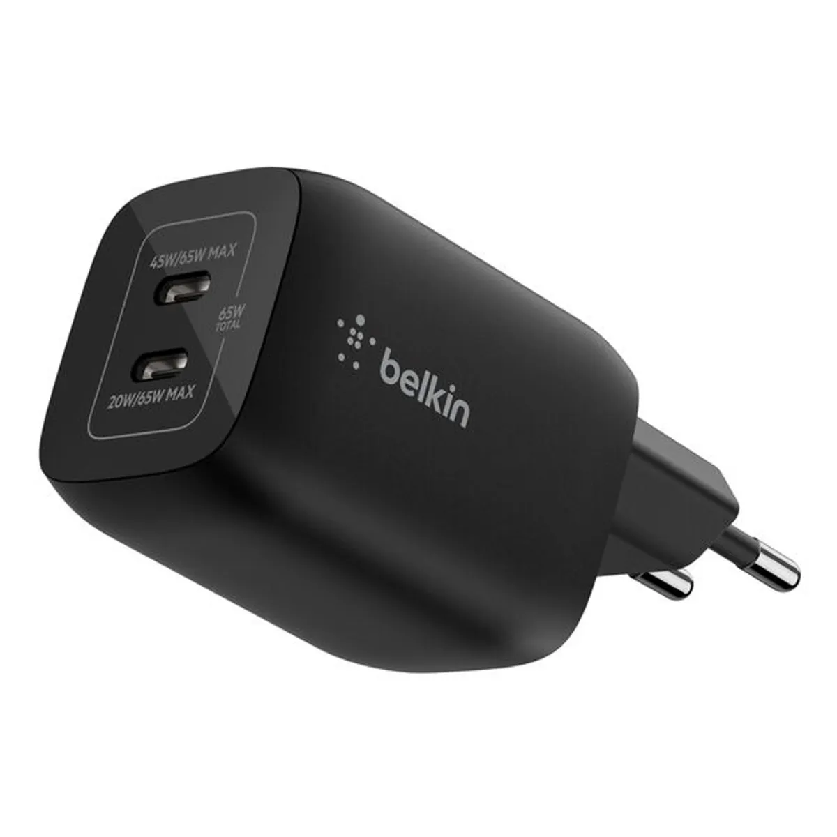 Belkin ENA007KQBK Gaming duál USB-C töltő 2x USB-C 65W GaN fekete #1