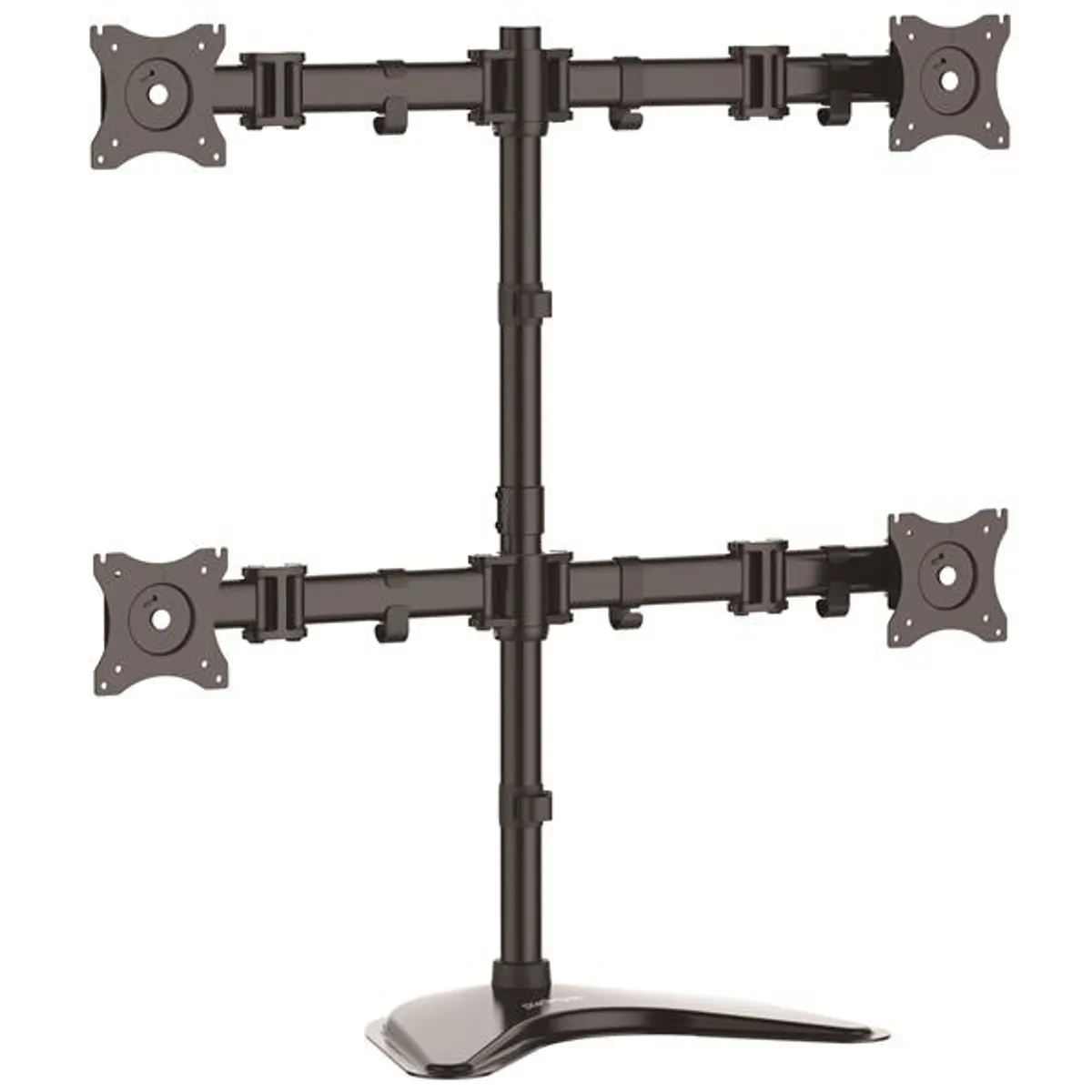 Startech.com ARMBARQUAD monitorállvány 13"-27" 8 kg VESA 75x75-100x100 állítható magasság forgás -90-90 billentés -45-45 fekete #1