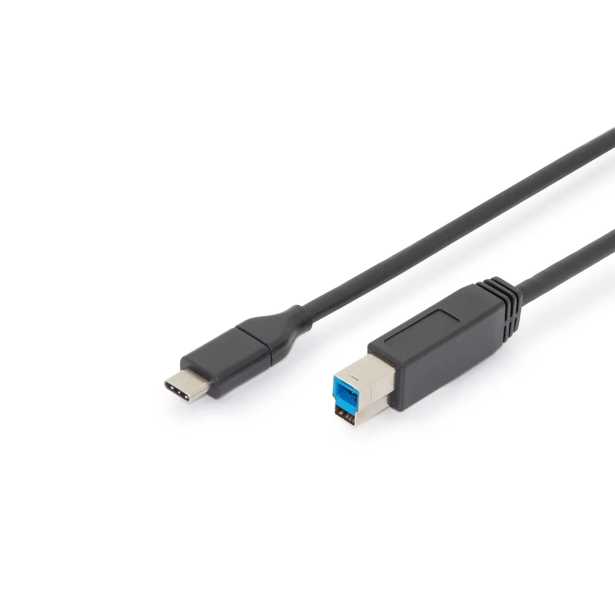 Assmann AK-300149-018-S USB-C to USB-B kábel 1,8 m USB 2.0 5 Gbit/s nikkel bevonatú érintkezők fekete #1