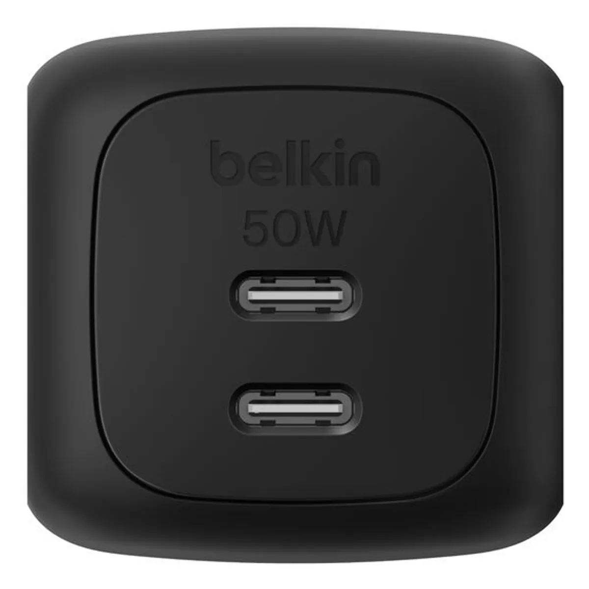 Belkin WCH019KQBK BoostCharge 50W Dual USB-C töltő 2x USB-C PD PPS fekete #1