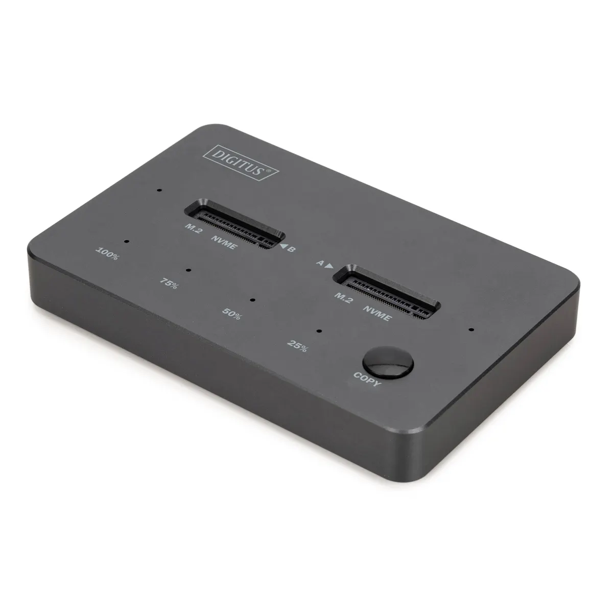 Assmann DA-71545-1 NVMe klónozó állomás M.2 USB-C 2 rekeszes #1