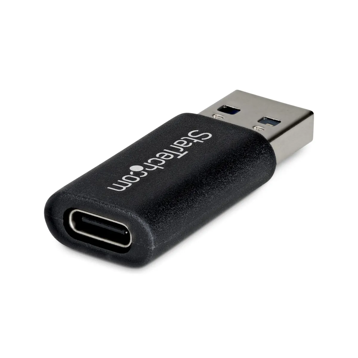 Startech.com U32-AMCF-USBADAPTER USB-A-USB-C adapter 10Gbps nikkelezett érintkezők fekete #1