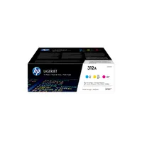 HP Inc. CF440AM 312A tri-pack cián magenta sárga tonerkazetta