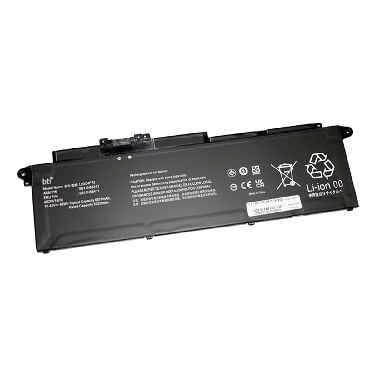 Origin Storage L23C4P72-BTI BTI 4 cell akkumulátor Lenovo kompatibilitás #1