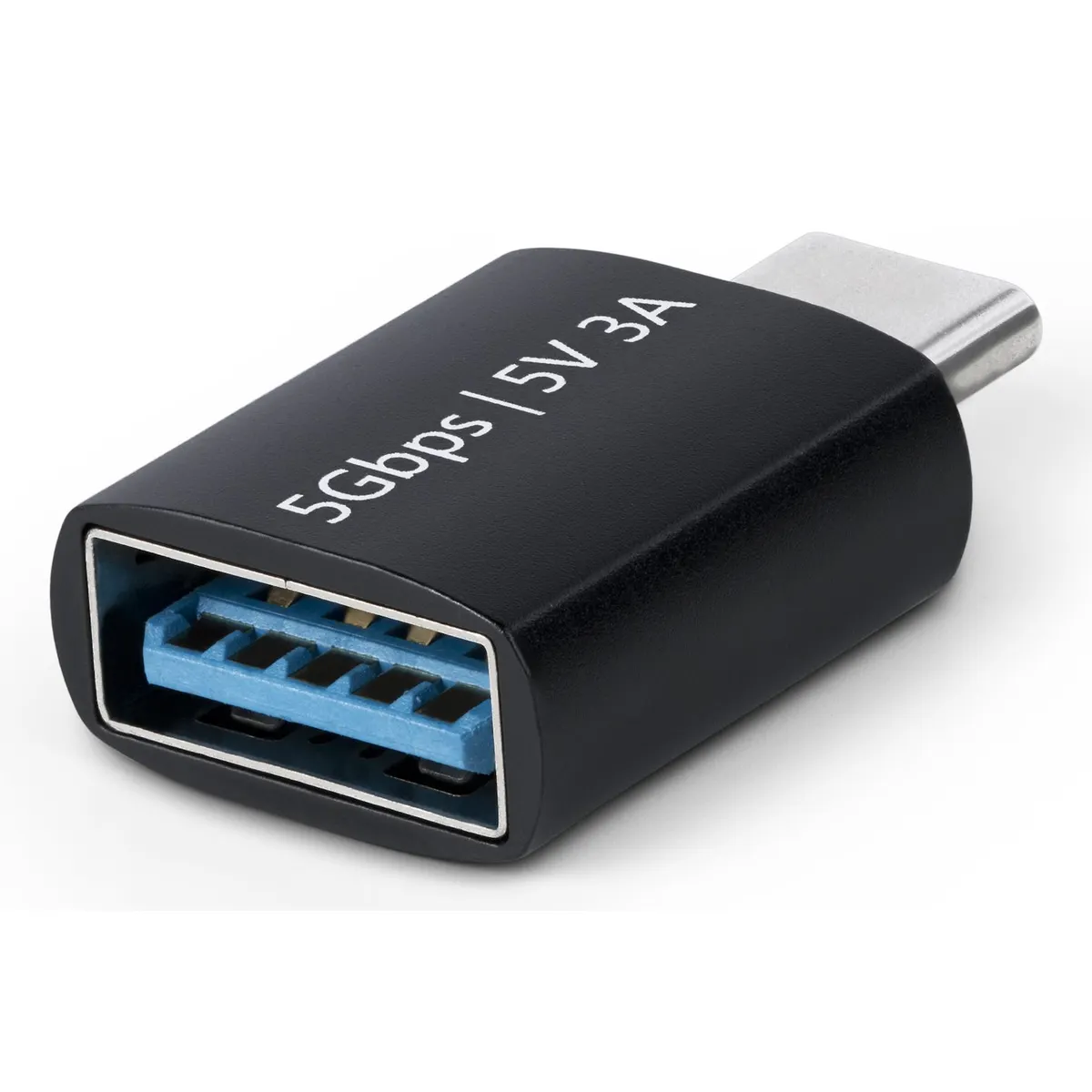 Startech.com USB31CAADGCP USB-C-USB-A adapter 5 Gbps fém ház nikkel bevonat fekete #1