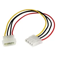 Startech.com LP4POWEXT12 Molex 4-pin tápkábel hosszabbító 0,3 m