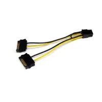 Startech.com SATPCIEXADAP SATA-PCIe adapter SATA 15-tűs, PCIe 6-pin, 0,15 m