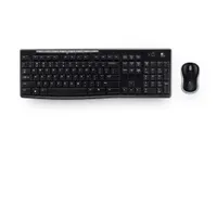Logitech 920-004527 MK270 wireless combo teljes méret QWERTZ 2.4 GHz fekete
