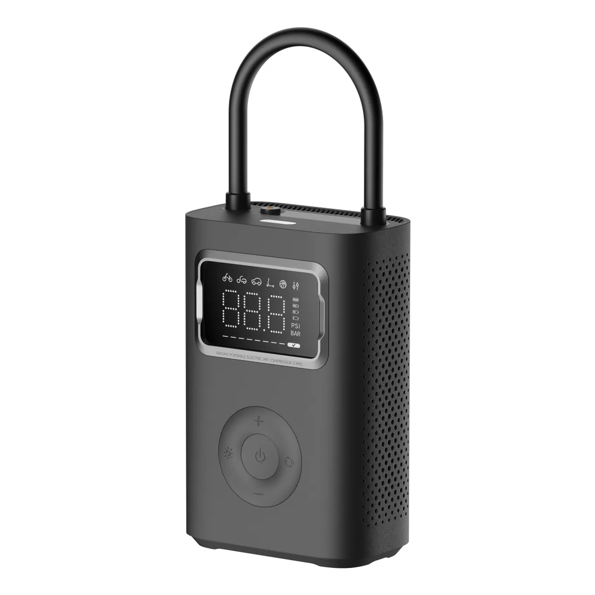 Xiaomi BHR9099GL hordozható elektromos légkompresszor 2 Pro automatikus nyomásészlelés előbeállítási üzemmódok LED lámpa SOS villogó #1