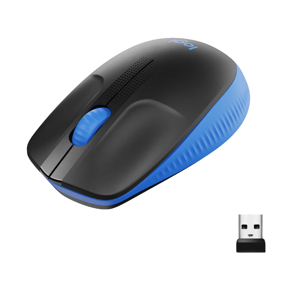 Logitech 910-005907 M190 teljes méretű vezeték nélküli optikai egér kék #1