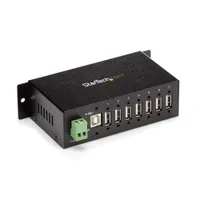 Startech.com ST7200USBM 7-portos USB hub USB 2.0 acél ház fekete