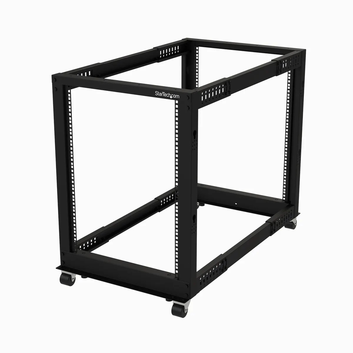 Startech.com 4POSTRACK15U nyitott keret 15U 544 kg kábelvezetés önbeálló kerekek #1