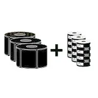 Zebra ZIPSHIPKIT1 ZipShip kit festékszalag 10,2x7,6 cm belső átmérő 2,54 cm 930 tekercsen 2790 címke