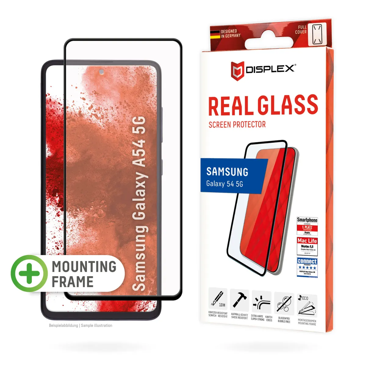 E.V.I. 01804 Displex Real Glass FC Samsung Galaxy A54 5G átlátszó porálló karcolásálló #1