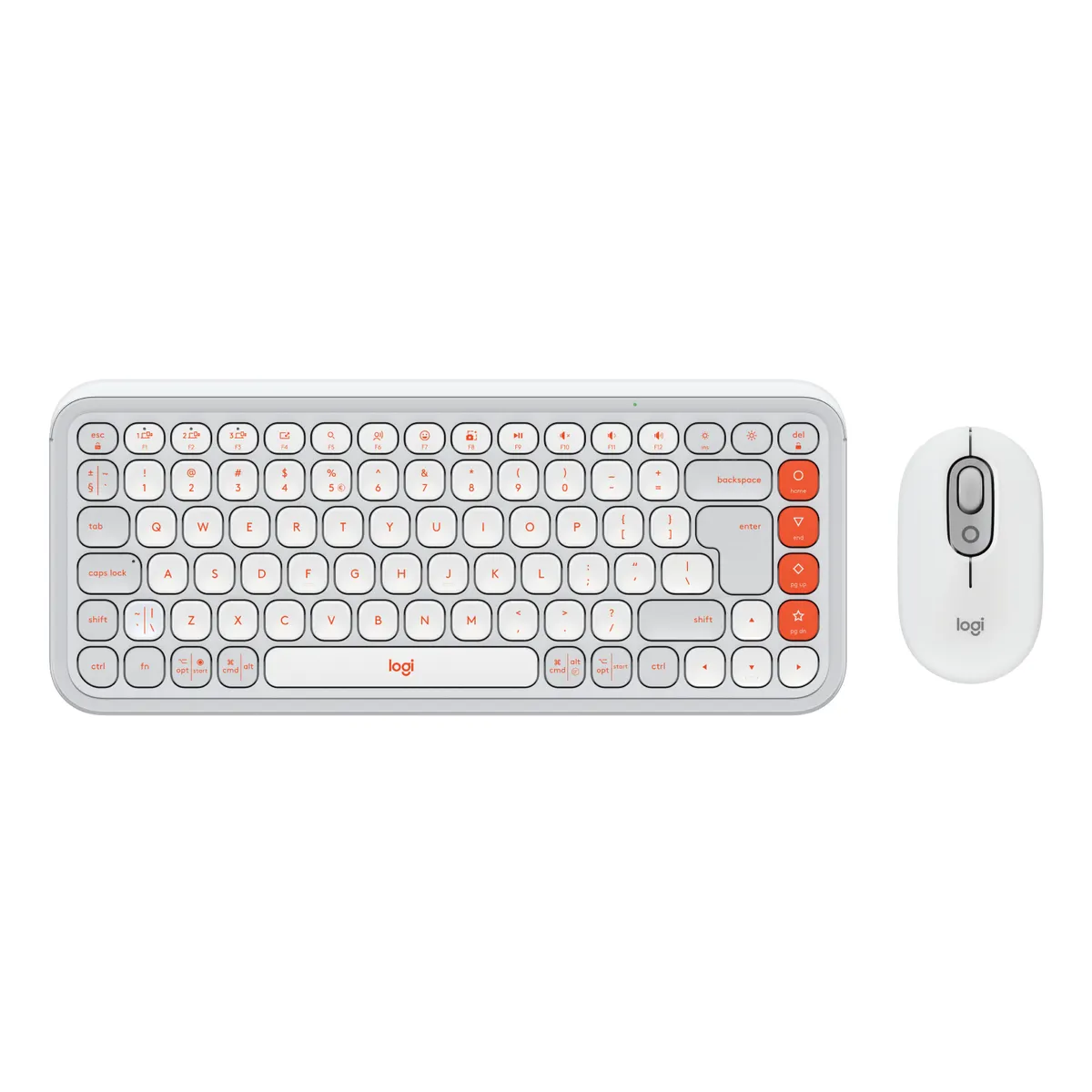 Logitech 920-013141 Pop Icon Combo fehér vezeték nélküli Bluetooth billentyűzet és egér #1