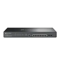 TP-Link SG3210XHP-M2 JetStream 8× 2.5G PoE+ portok, 2×10GE SFP+, 1U rack-mount, 240 W PoE, L2+ menedzselt switch