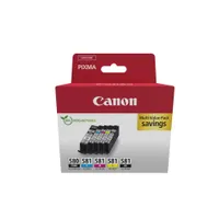 Canon 2078C008 tintapatron csomag PGI-580 CLI-581 5 db fekete cián magenta sárga