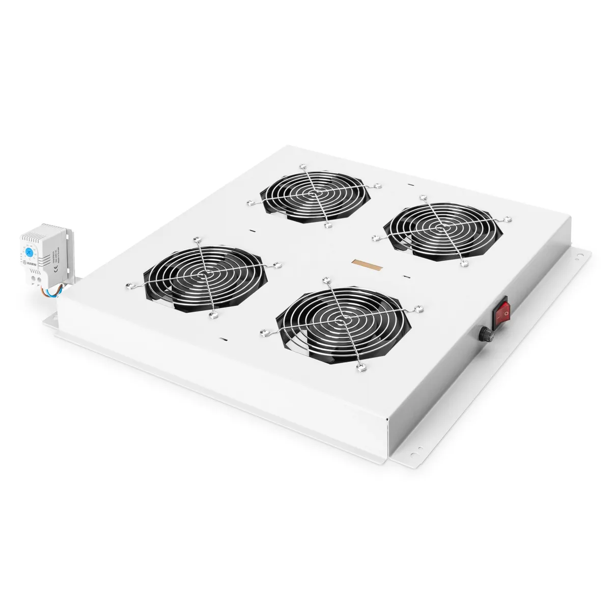 Assmann DN-19 FAN-4-N tető hűtőegység 4 db ventilátor kompatibilitás Varioflex-N Unique Network Dynamic Basic szín szürke méretek 410x470x80 mm #1