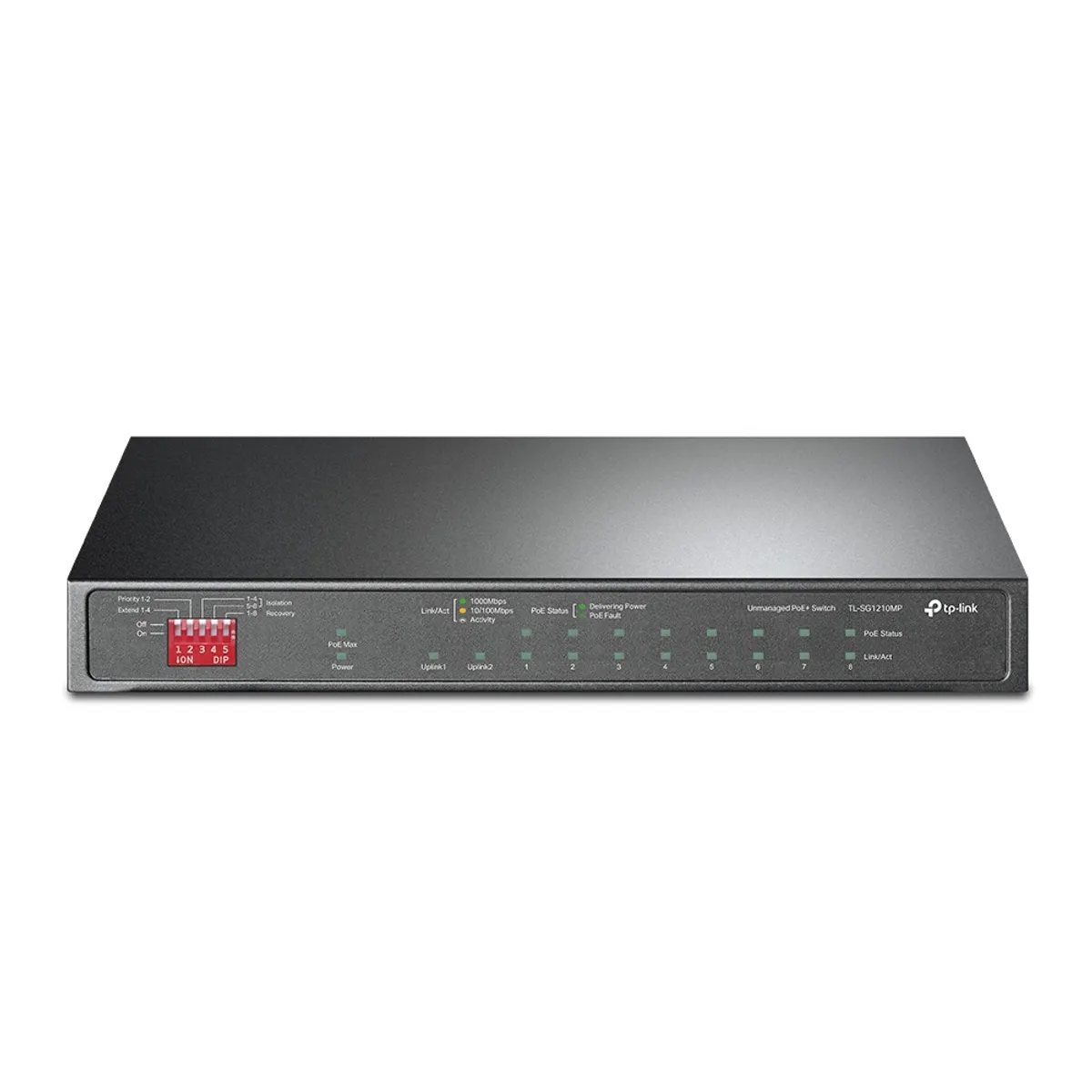 TP-Link TL-SG1210MP 9-portos gigabit PoE kapcsoló 8 PoE RJ45 port és 1 SFP kombinált port #1