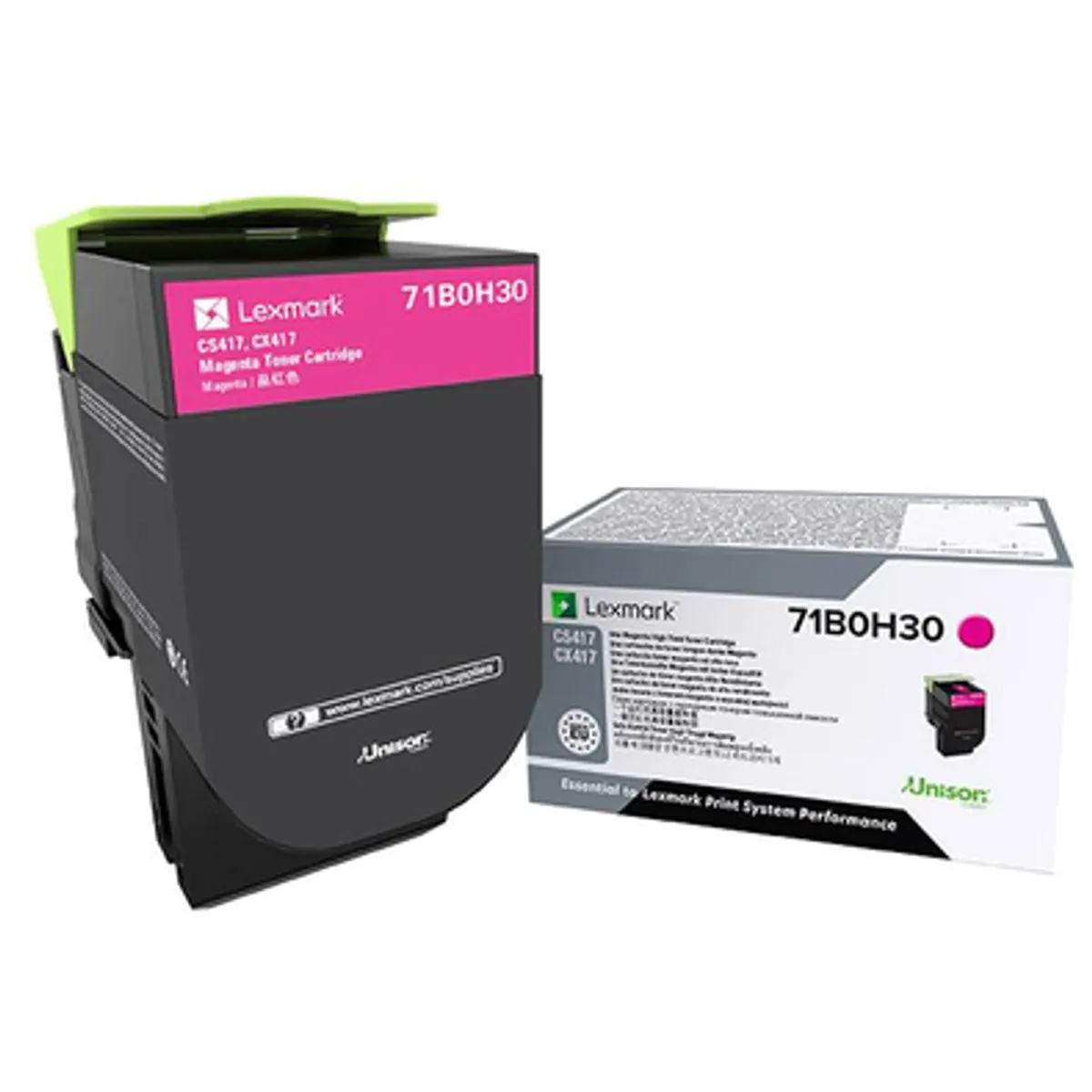 Lexmark 71B0H30 tonerkazetta magenta 3.5K #1