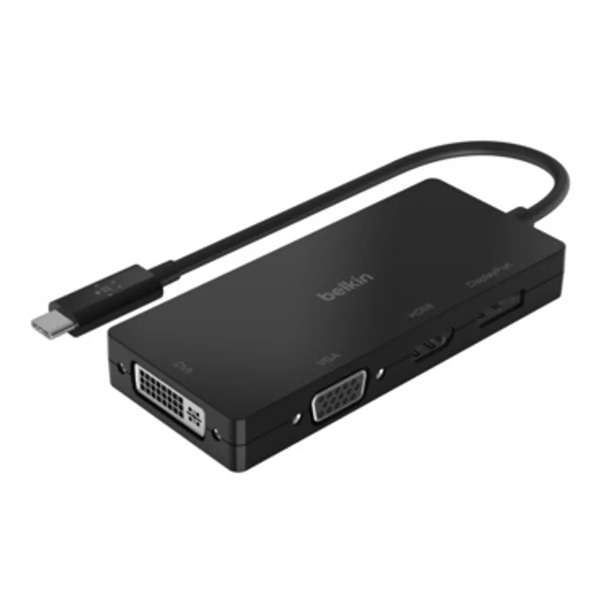 Belkin AVC003BTBK usb-c video adapter hdmi vga displayport dvi 4k60 #1