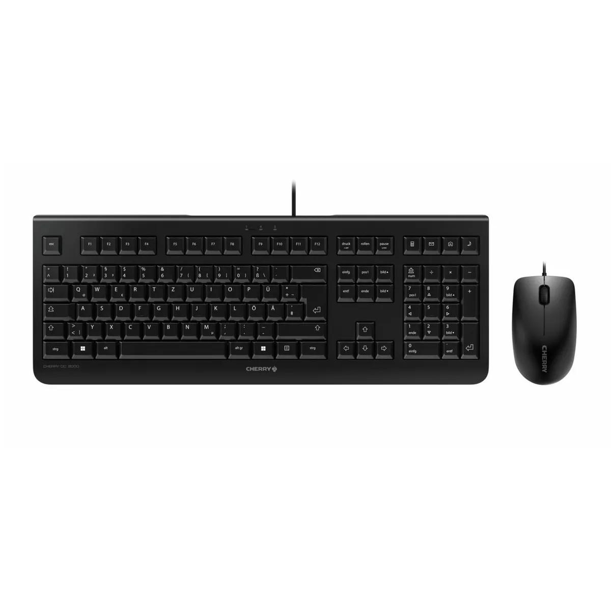 Cherry JD-0800HU-2 DC 2000 billentyűzet és egér USB 109 gomb QWERTZ 1,8 m fekete #1
