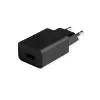 Value 19.99.1093 USB töltő 1 port 5V 2.4A 12W beltéri 100-240V univerzális fekete