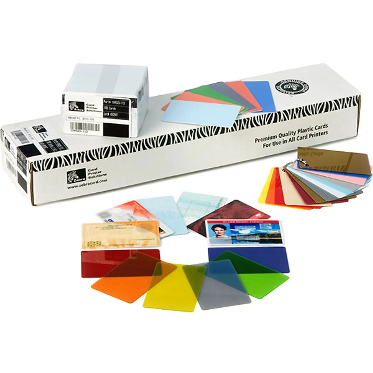 Zebra 104523-118 üres PVC kártyák 30 mil aláírás panel 500 db #1