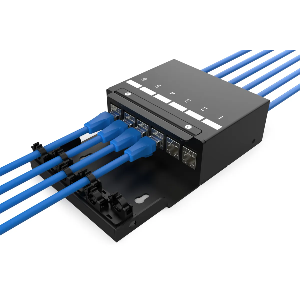Assmann DN-93708-6 Consolidation point box 6-portos 6-keystone-modul kábelrendező #1
