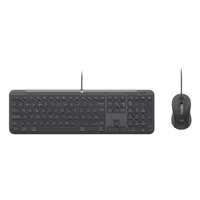 Logitech 920-013343 vezetékes combo MK620 üzleti grafit 1,8 m USB ollós billentyűzet QWERTZ egérrel