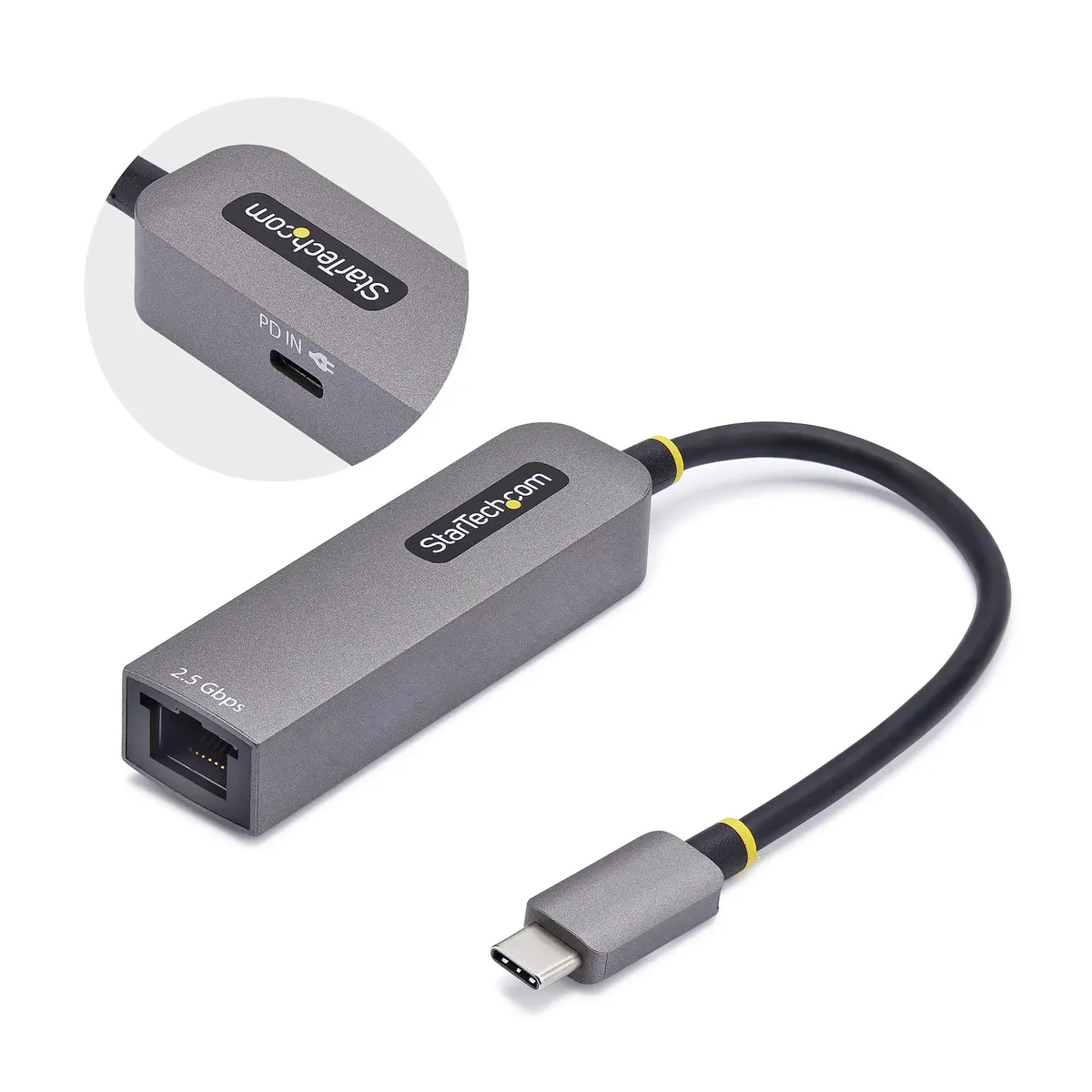 Startech.com 2GPD3-USB-C-ETHERNET usb-c ethernet adapter 5 gbps usb-áramellátású szürke #1