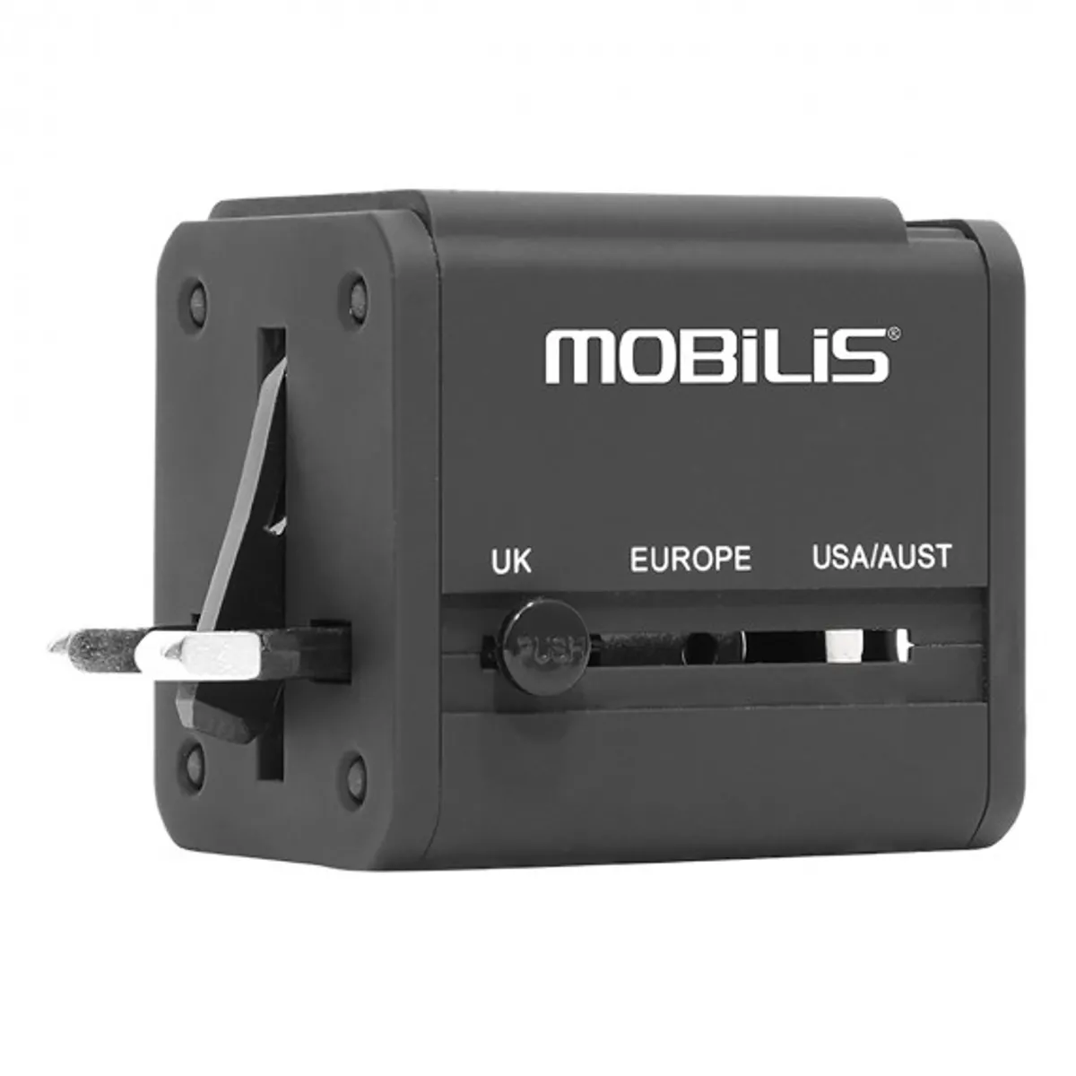Mobilis 001243 utazó töltő 2 USB 2.0-portos 100-240V 1A #1