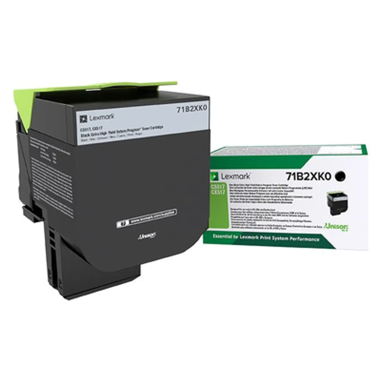 Lexmark 71B2XK0 Fekete tonerkazetta 8.000 oldal kompatibilis CS517 CX517 #1