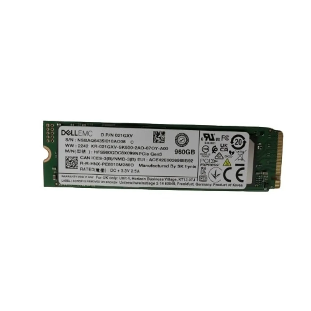 Dell 400-BONH 960GB M.2 SSD #1