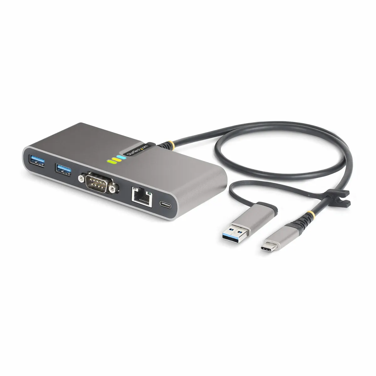Startech.com 5G2A1SGBB-USB-C-HUB USB-C hub GbE és RS232 #1
