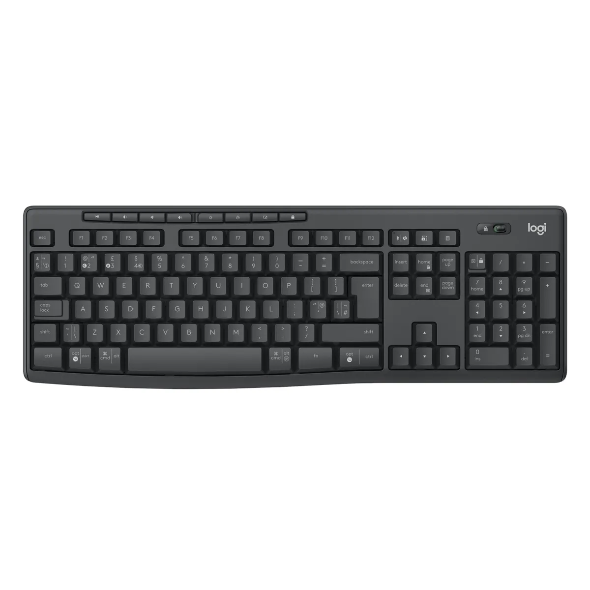 Logitech 920-012073 MK370 vezeték nélküli billentyűzet és egér Bluetooth membrános 112 billentyű grafit #1