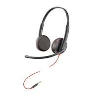 Poly 7S4M7AA Blackwire C3225 Top vezetékes sztereó fejhallgató Fekete irodai használatra