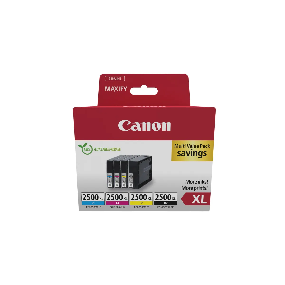 Canon 9254B010 tintapatron készlet fekete cián magenta sárga xl MAXIFY kompatibilis #1