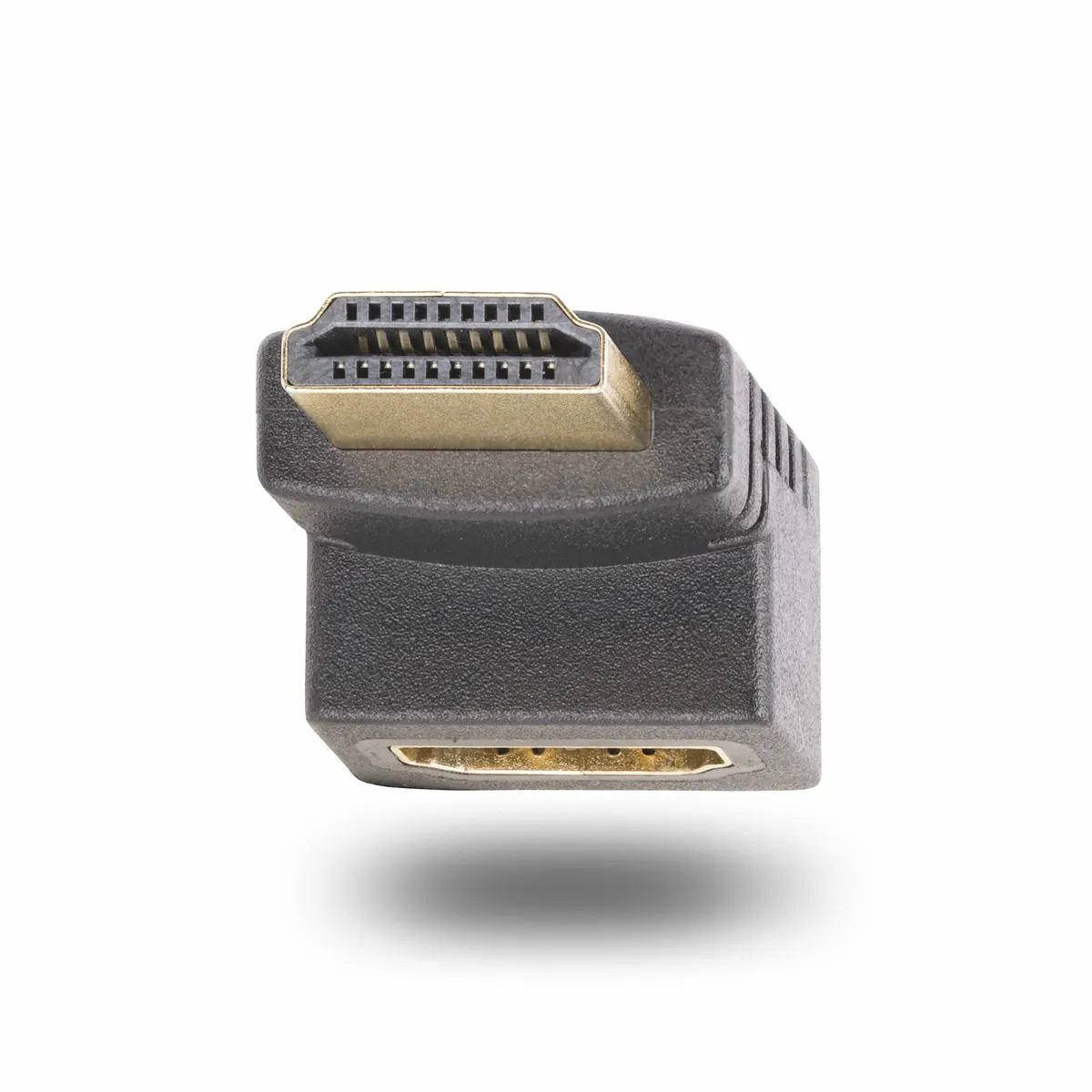Startech.com HDMI2HDMIMFDN M-F HDMI adapter 90 fokos HDMI 2.0 4K 60Hz fekete #1