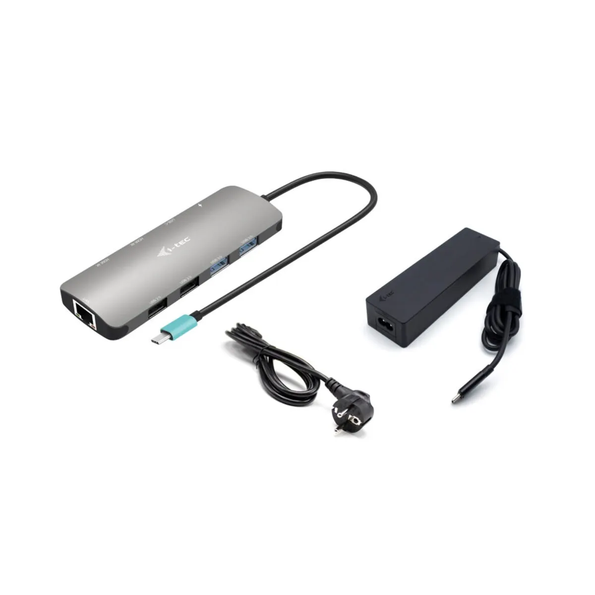 i-tec C31NANOHDM2D100 USB-C fém nano 2x HDMI 4K PD 100W Ethernet 1Gbps EU #1