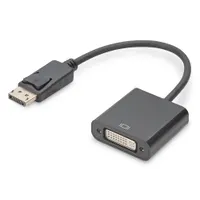 Assmann DB-340414-001-S aktív DisplayPort-DVI-I adapter 0,15 m