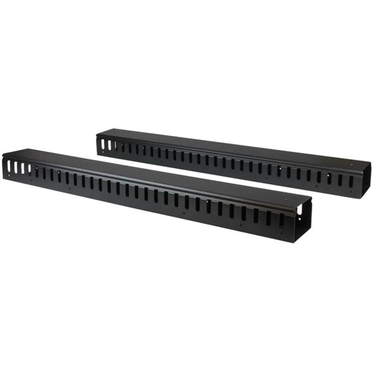 Startech.com CMVER40UF 40U zárt kábelrendező műanyag és acél fekete #1