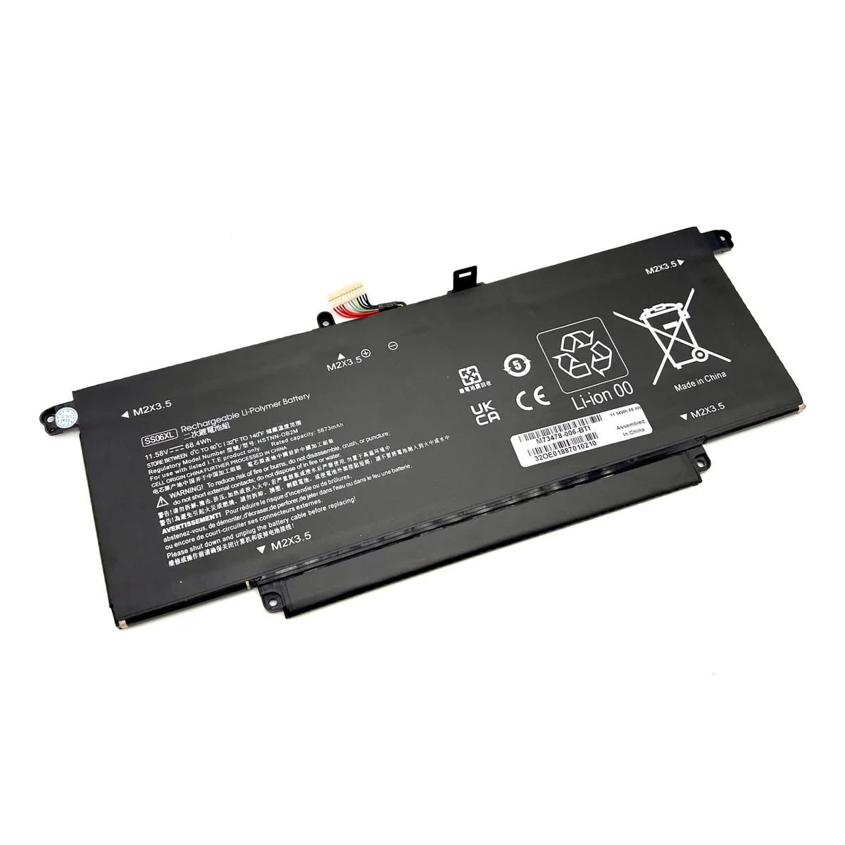 Origin storage M73478-006-BTI BTI 6C BAT Elite Dragonfly G3 68Wh Li-ion 11,58V Fekete #1
